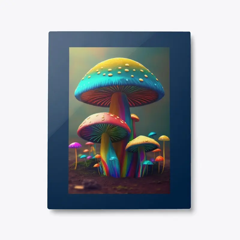 Rainbow Mushrooms